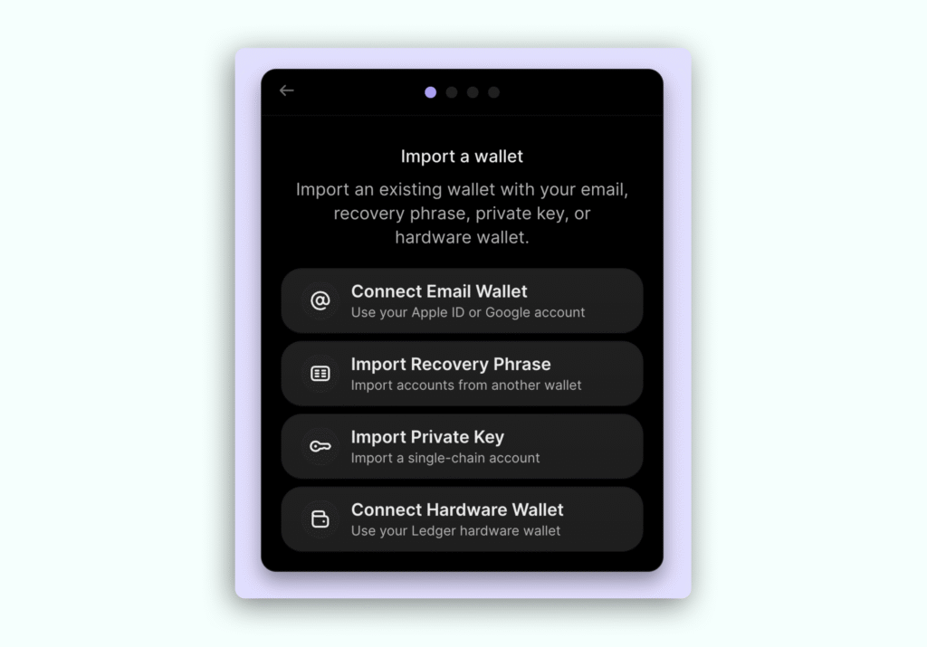 import a wallet to phantom