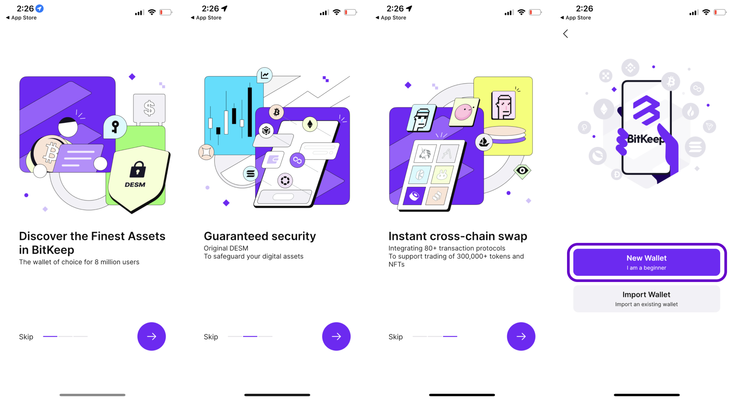 2 - BitKeep - Create Wallet