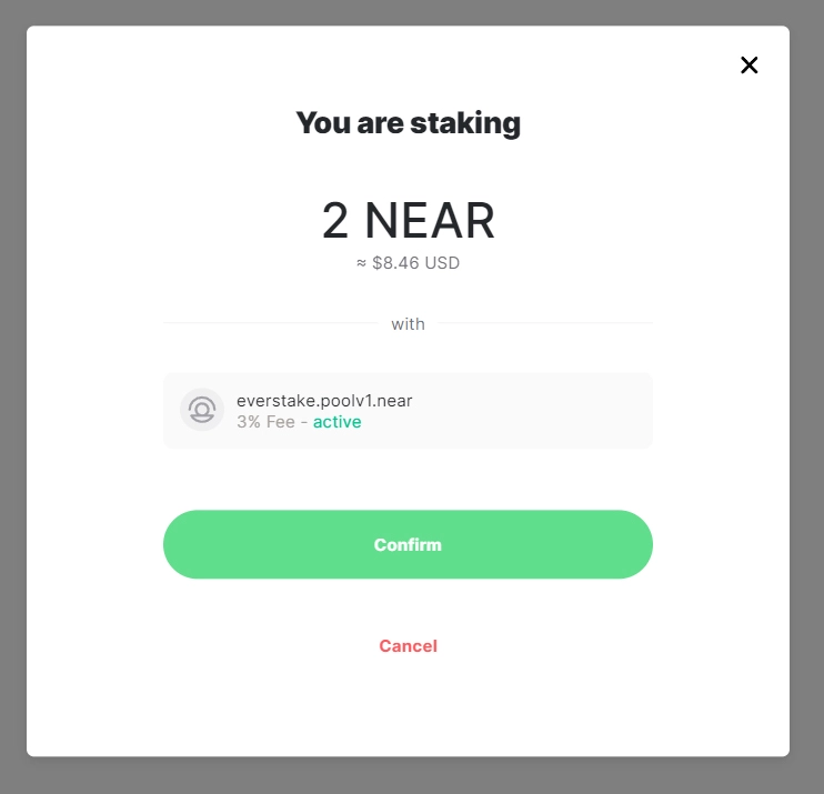 NEAR Amount
