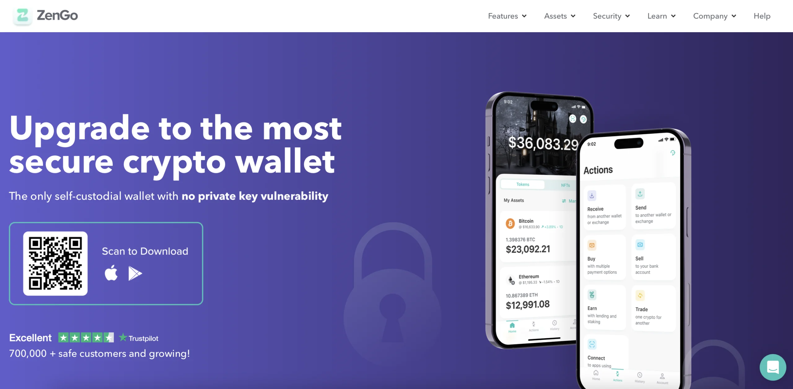 ZenGo - Website Interface