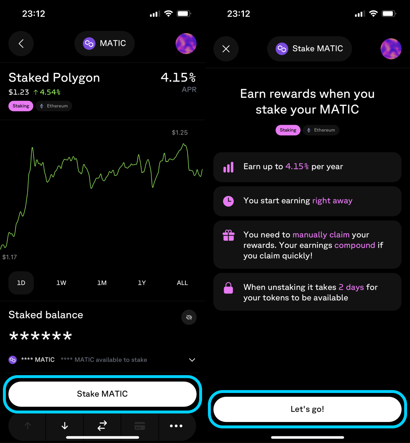 6 - Omni App - Stake