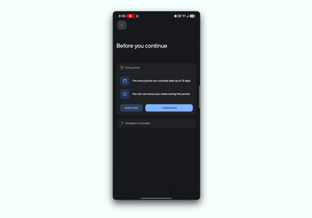 stake eth trezor mobile