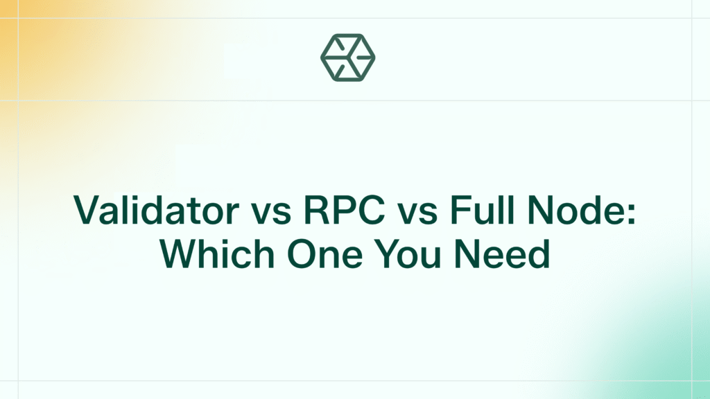 full node vs validator node